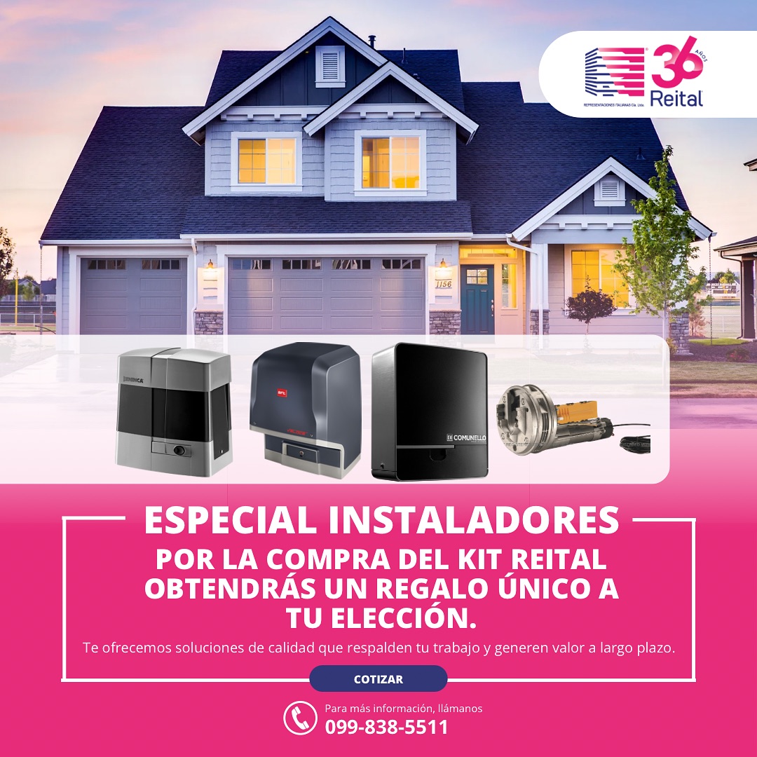 Promoción especial instaladores