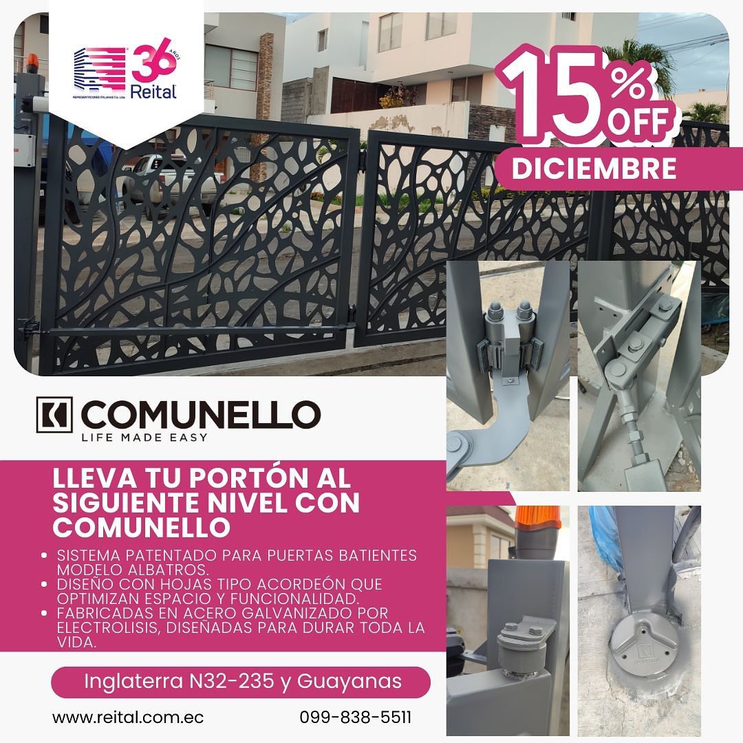 Reital Cia. Ltda. - Sistema para puertas batientes